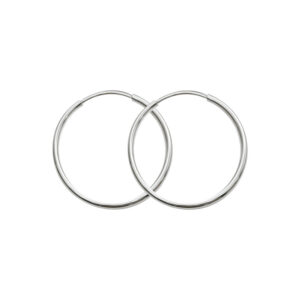 Brinco De Prata Argola 3cm