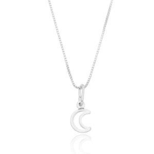 Colar De Prata Lua