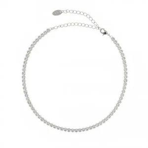 Colar De Prata Gargantilha Riviera