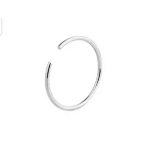 Piercing De Prata Para Nariz Argola Lisa