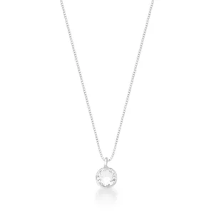 Colar De Prata Ponto De Luz